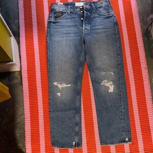 MOTHER Women’s Blue Denim Jeans